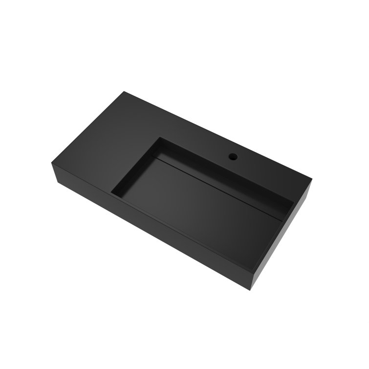 Orren Ellis Boyter 35" WallMounted Single Bathroom Vanity & Reviews